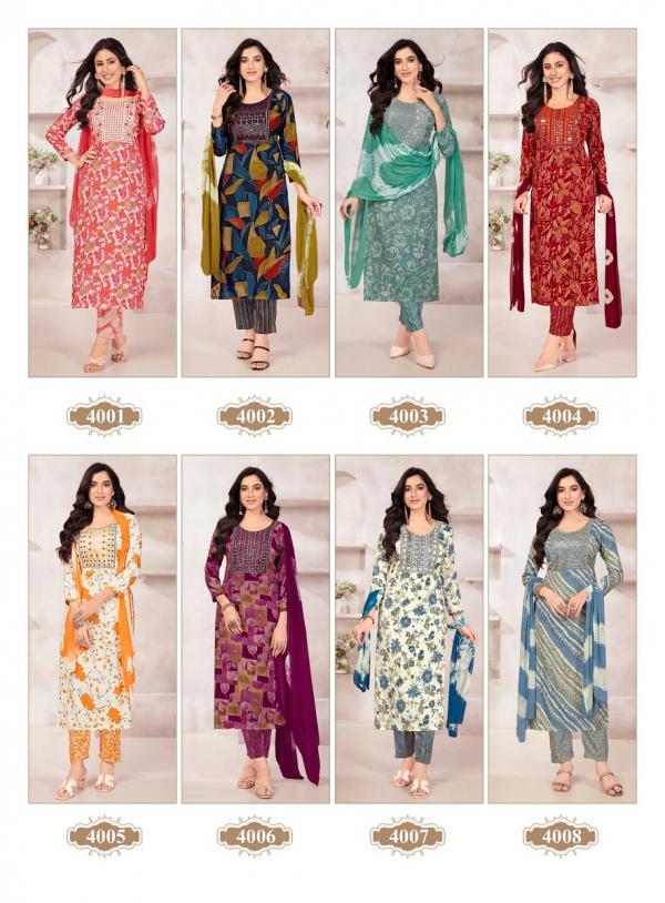 Navkar Sofiya Vol-4 – Kurti Pant With Dupatta